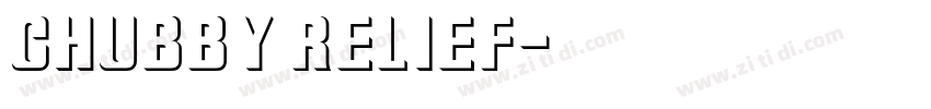 Chubby Relief字体转换